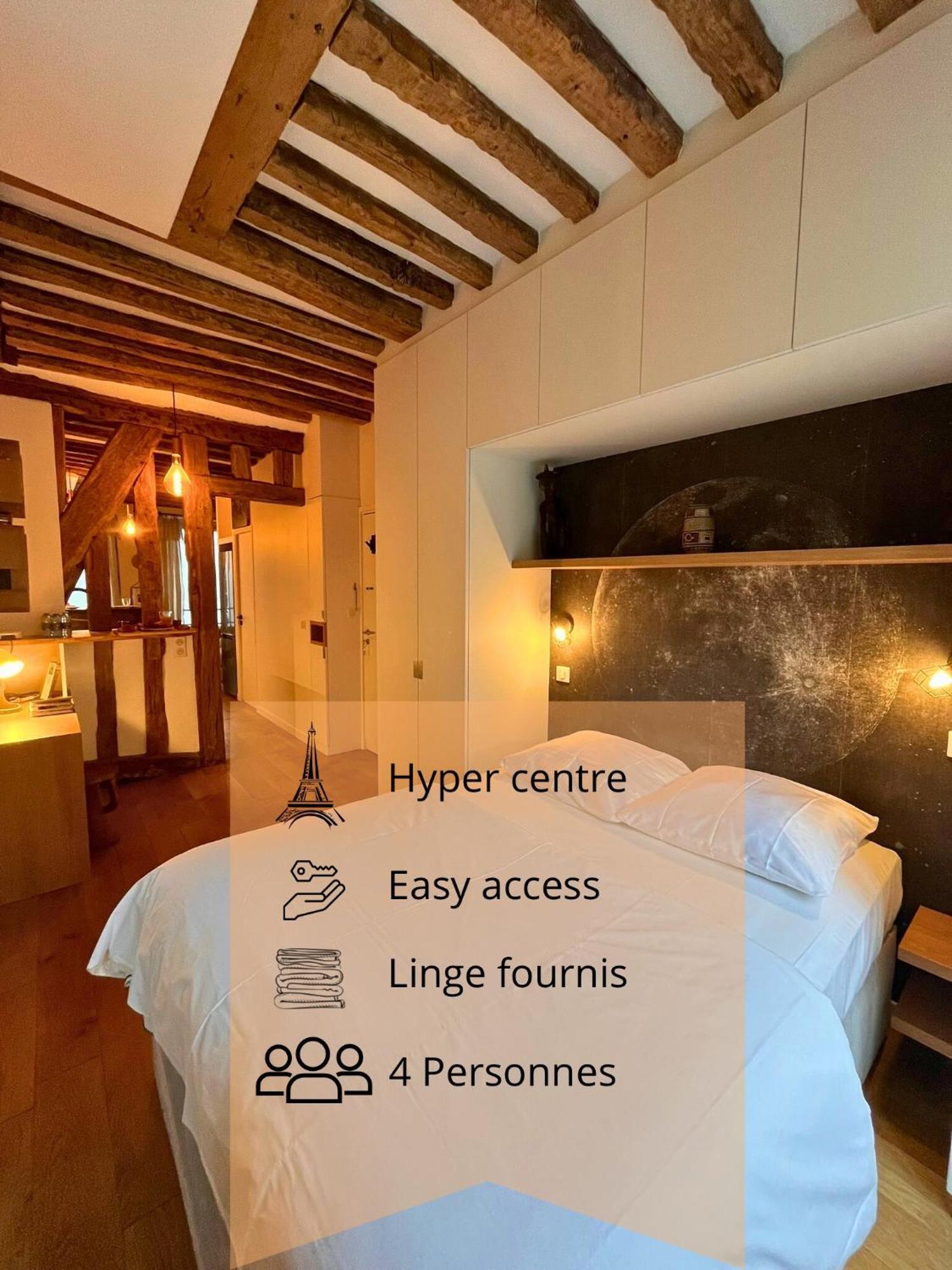 Appartement A Saint-Paul En Plein Coeur Du Marais 4 Pers 파리 외부 사진